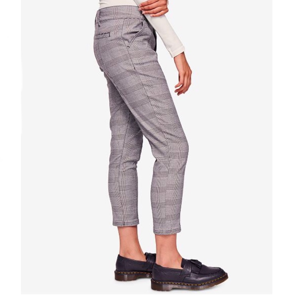 Free People Rock On Plaid Ankle Skinny Pant 4 & 6 - Picture 2 of 3